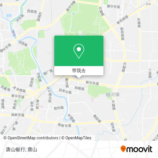唐山银行地图