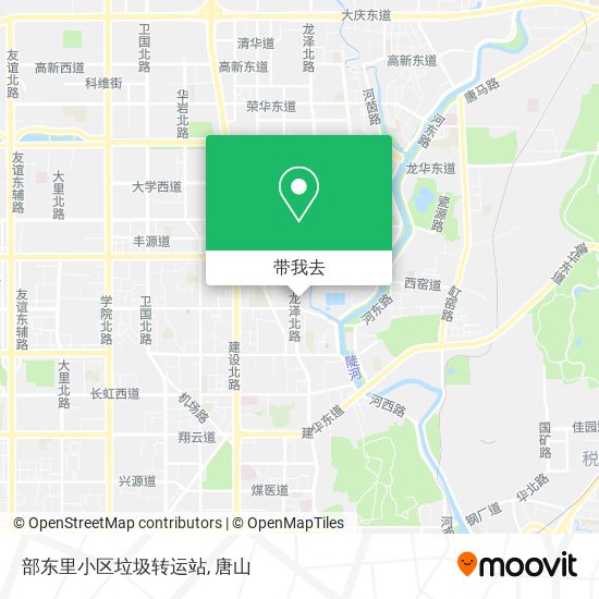 部东里小区垃圾转运站地图