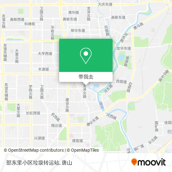 部东里小区垃圾转运站地图