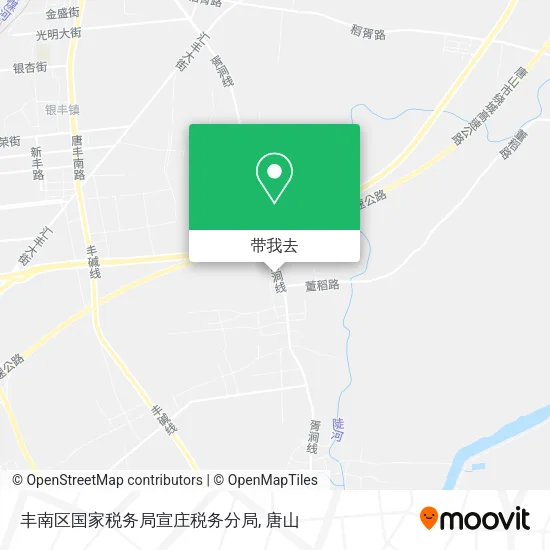 丰南区国家税务局宣庄税务分局地图