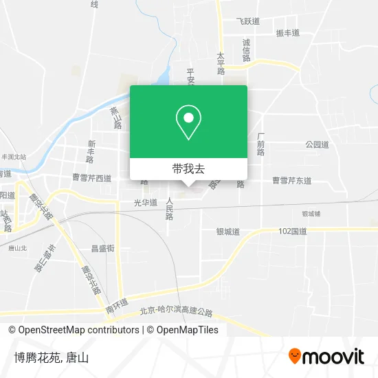 博腾花苑地图