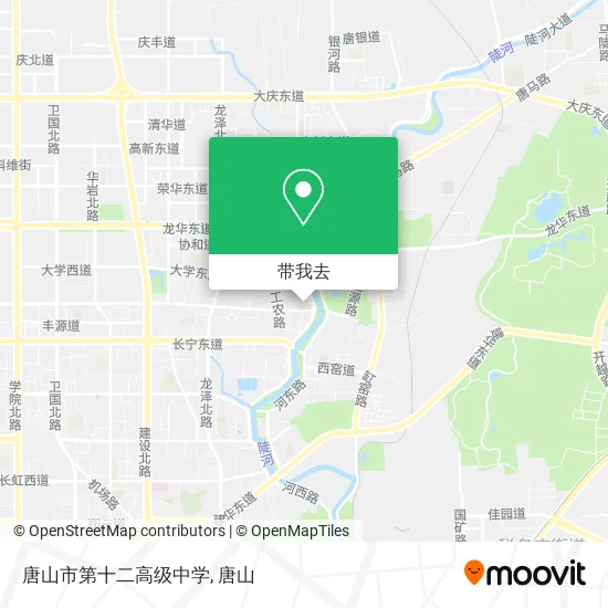 唐山市第十二高级中学地图