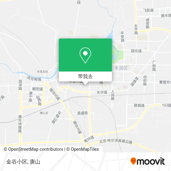 金谷小区地图