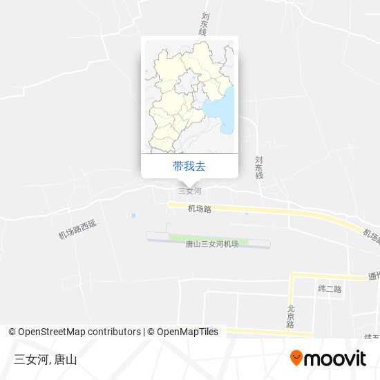 三女河地图