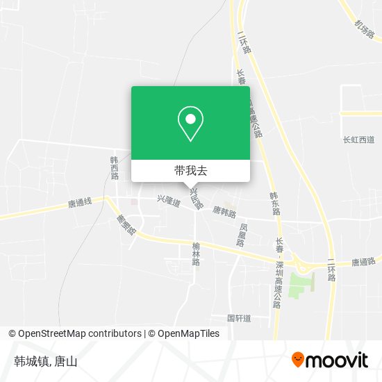 韩城镇地图