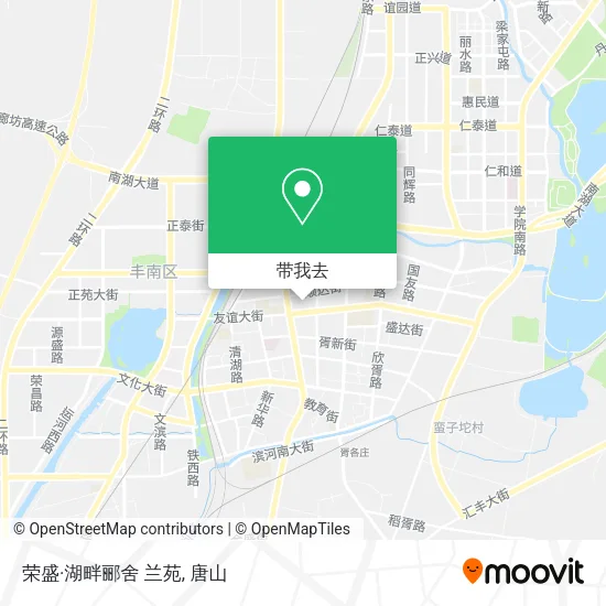荣盛·湖畔郦舍 兰苑地图
