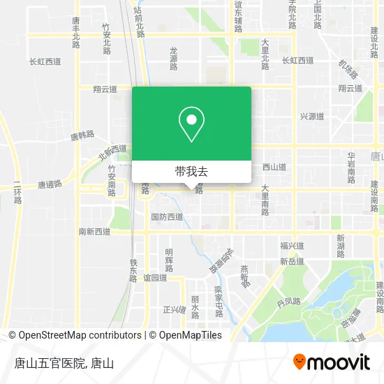 唐山五官医院地图