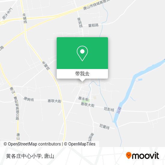 黄各庄中心小学地图