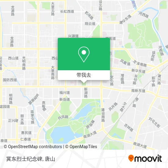 冀东烈士纪念碑地图