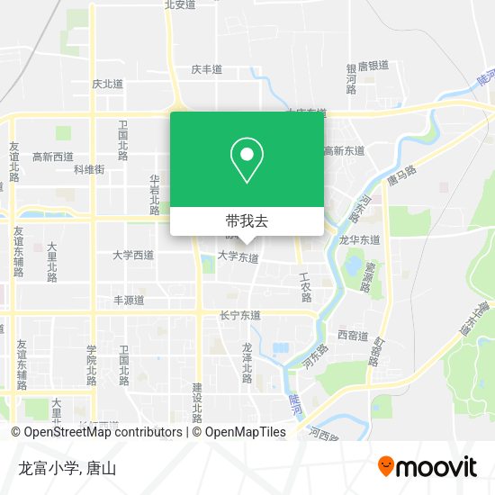龙富小学地图