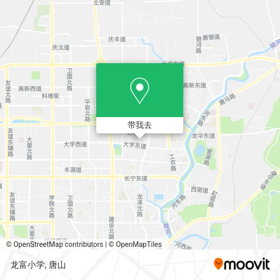 龙富小学地图