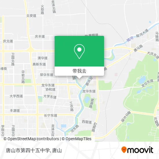 唐山市第四十五中学地图