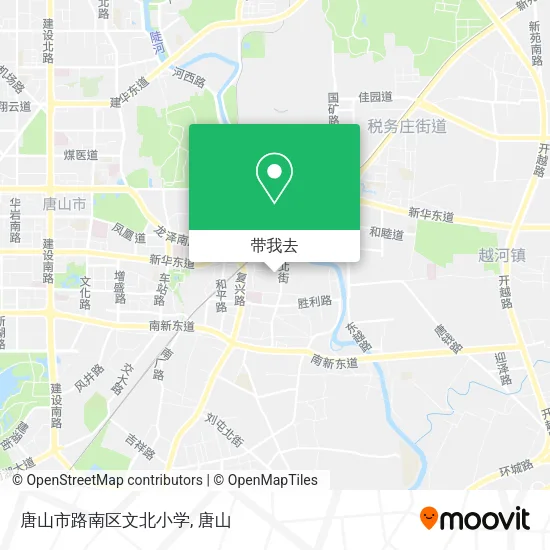唐山市路南区文北小学地图