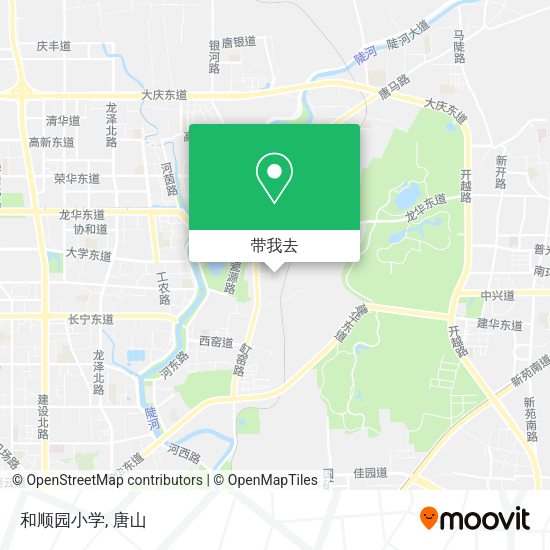 和顺园小学地图