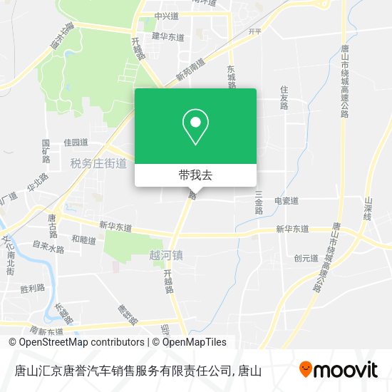 唐山汇京唐誉汽车销售服务有限责任公司地图