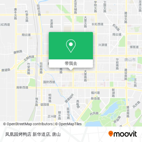 凤凰园烤鸭店 新华道店地图