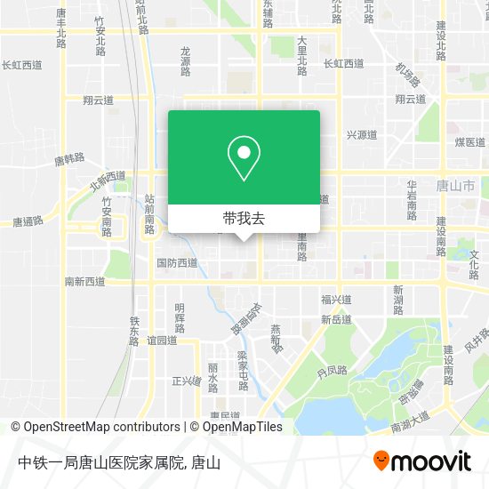 中铁一局唐山医院家属院地图