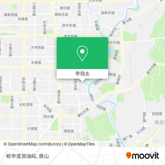 裕华道加油站地图