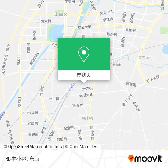 银丰小区地图
