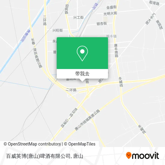 百威英博(唐山)啤酒有限公司地图