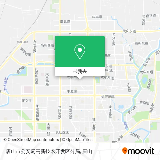 唐山市公安局高新技术开发区分局地图