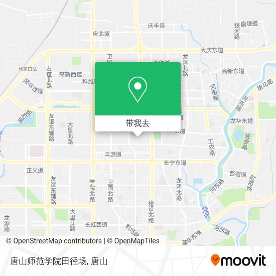 唐山师范学院田径场地图