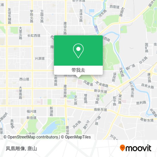 凤凰雕像地图