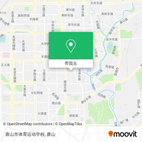 唐山市体育运动学校地图