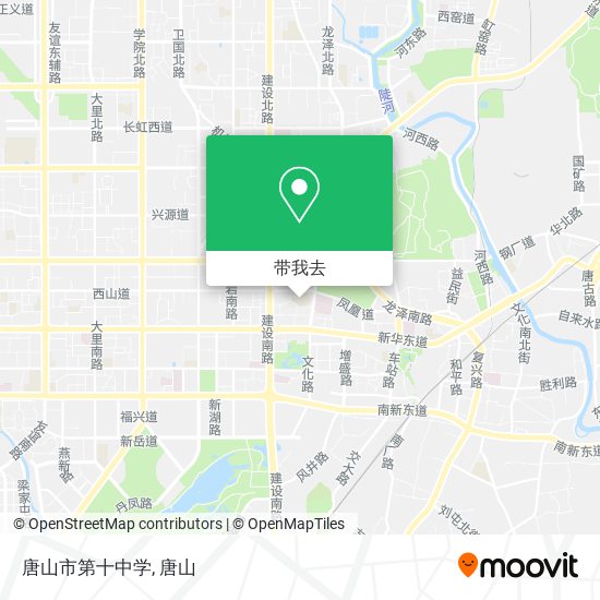 唐山市第十中学地图