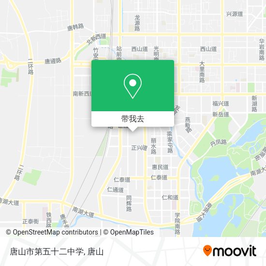 唐山市第五十二中学地图