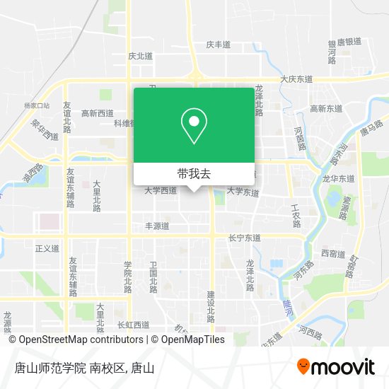 唐山师范学院 南校区地图