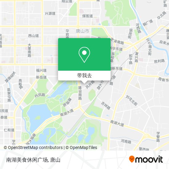 南湖美食休闲广场地图