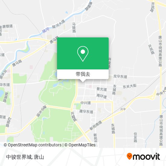 中骏世界城地图