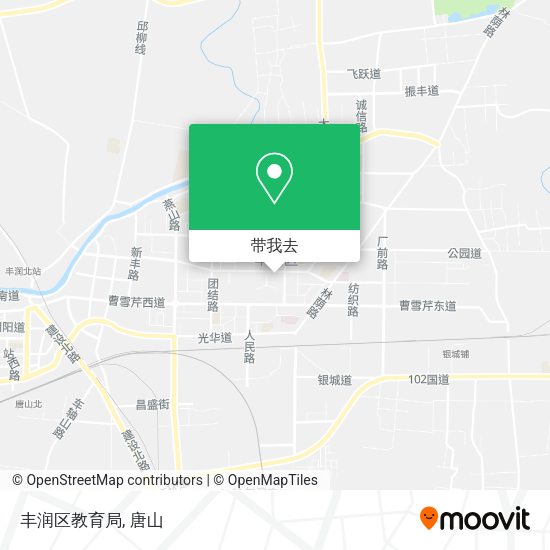 丰润区教育局地图