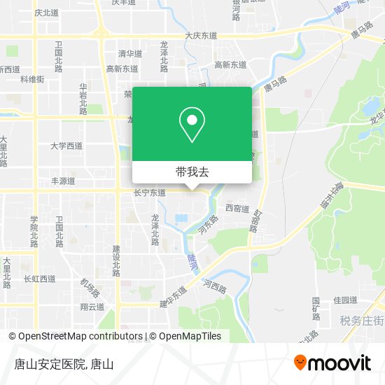 唐山安定医院地图