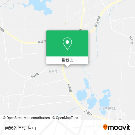 南安各庄村地图