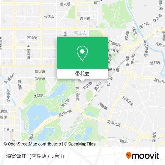 鸿宴饭庄（南湖店）地图