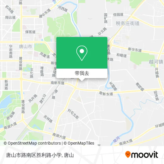 唐山市路南区胜利路小学地图