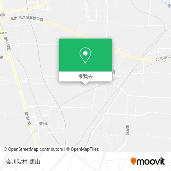 金川院村地图