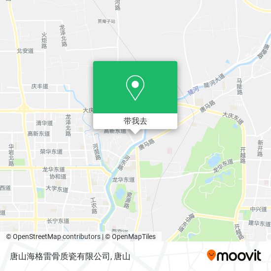 唐山海格雷骨质瓷有限公司地图
