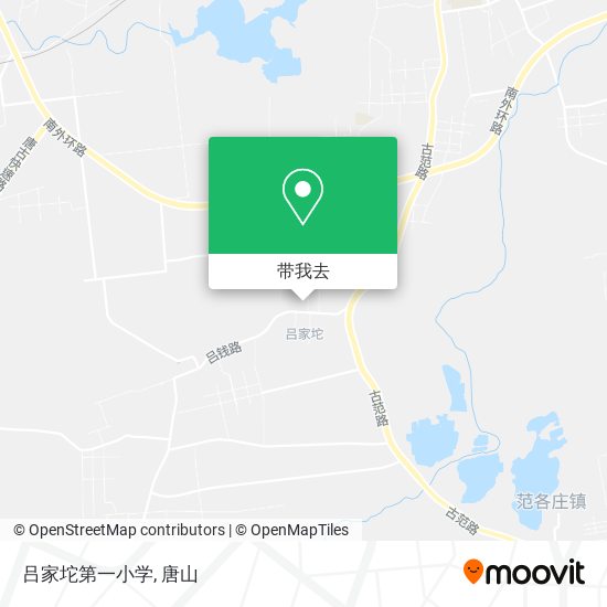 吕家坨第一小学地图