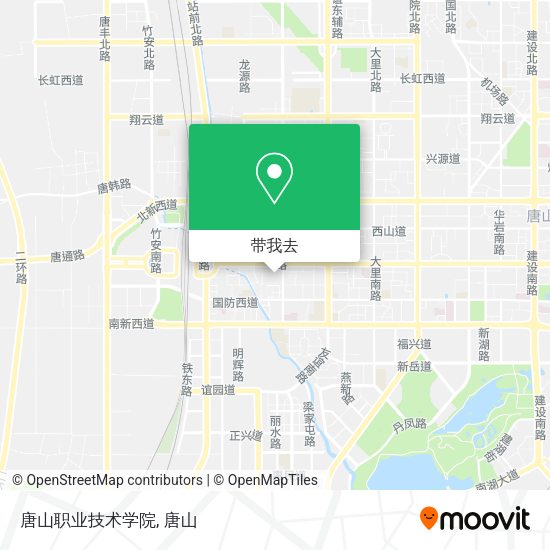 唐山职业技术学院地图