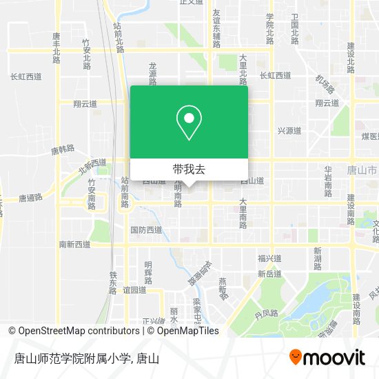 唐山师范学院附属小学地图