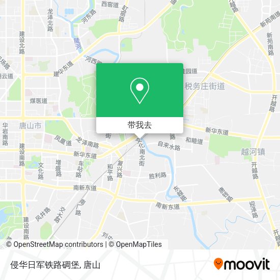 侵华日军铁路碉堡地图