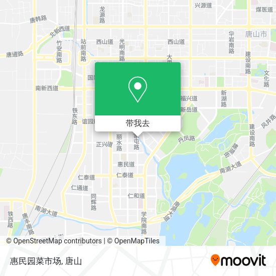 惠民园菜市场地图