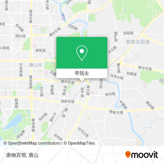 唐钢宾馆地图