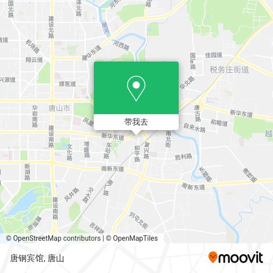 唐钢宾馆地图