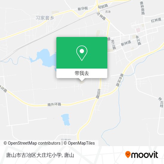 唐山市古冶区大庄坨小学地图