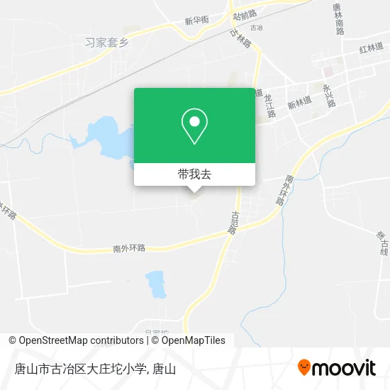 唐山市古冶区大庄坨小学地图