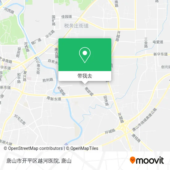 唐山市开平区越河医院地图